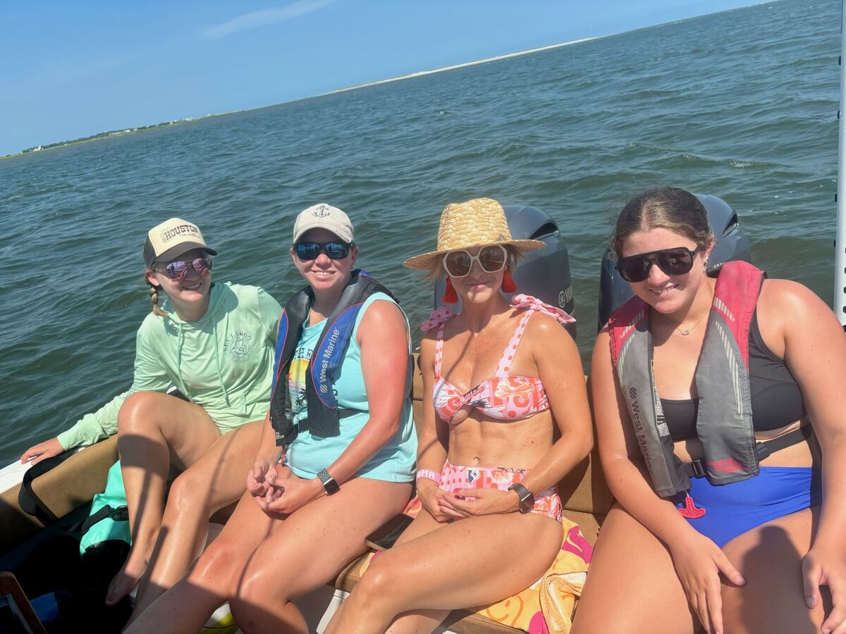 Guests enjoying a private boat charter in Charleston